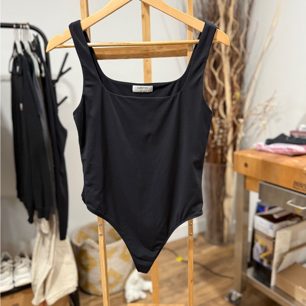 Babaton Midnight Black Bodysuit